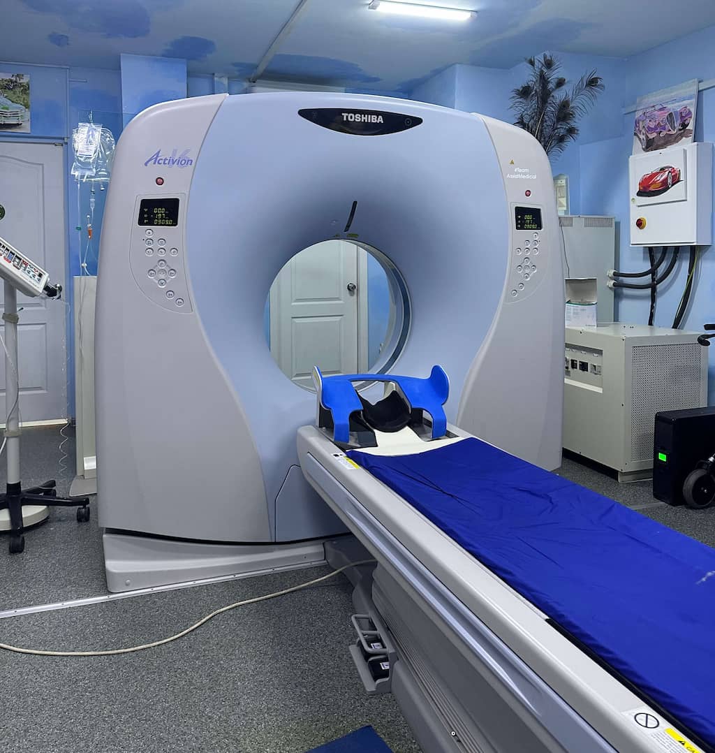Багатозрізовий спіральний томограф TOSHIBA